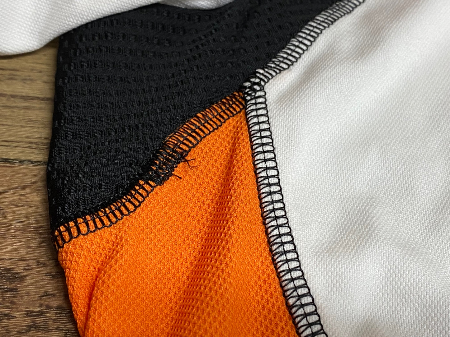 IQ352 カンパニョーロ CAMPAGNOLO 半袖サイクルジャージ 白オレンジ L