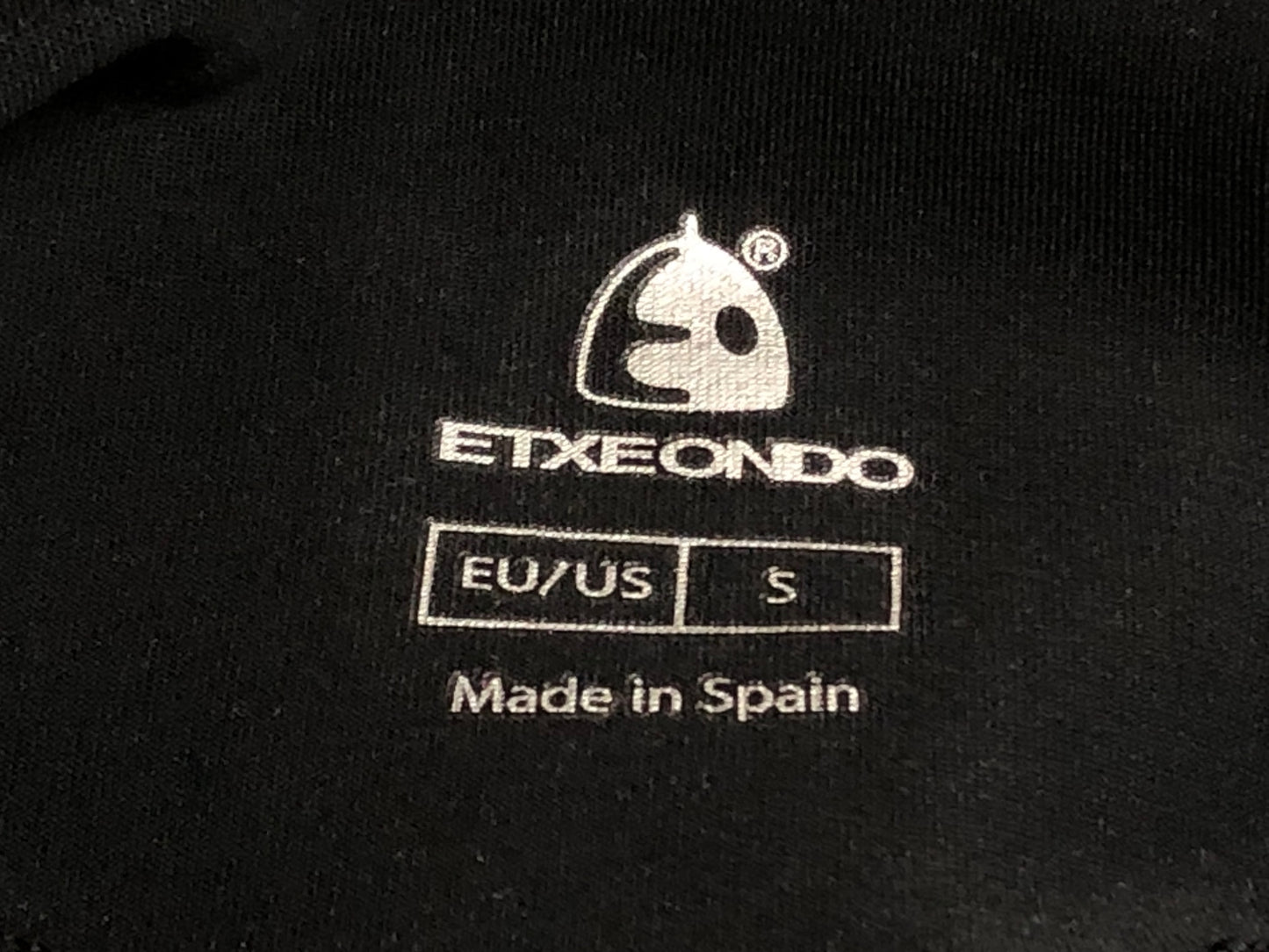 IN812 エチュオンド ETXEONDO 半袖 サイクルジャージ 黒 S GORE-TEX INFINIUM