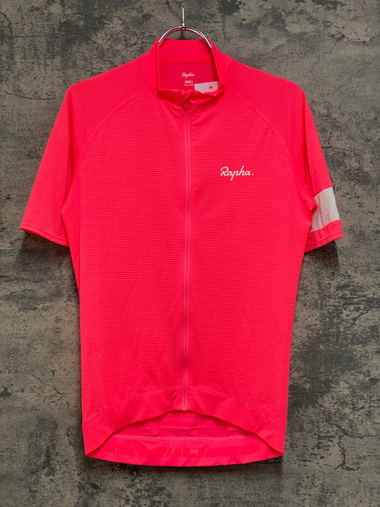 JA867 ラファ Rapha CORE LIGHTWEIGHT JERSEY 半袖 サイクルジャージ ピンク S
