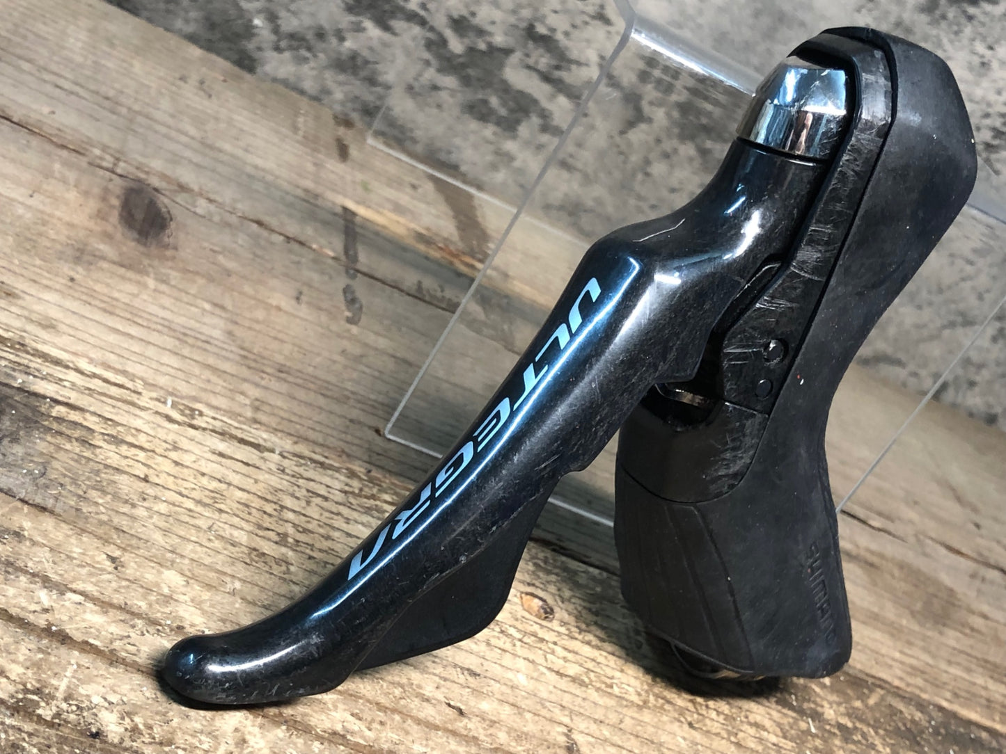 JA232 シマノ SHIMANO アルテグラ ULTEGRA ST-R8020 STIレバー 左のみ ※レバー固定付近クラックありの為ジャンク