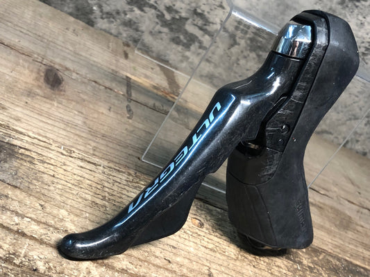 JA232 シマノ SHIMANO アルテグラ ULTEGRA ST-R8020 STIレバー 左のみ ※レバー固定付近クラックありの為ジャンク
