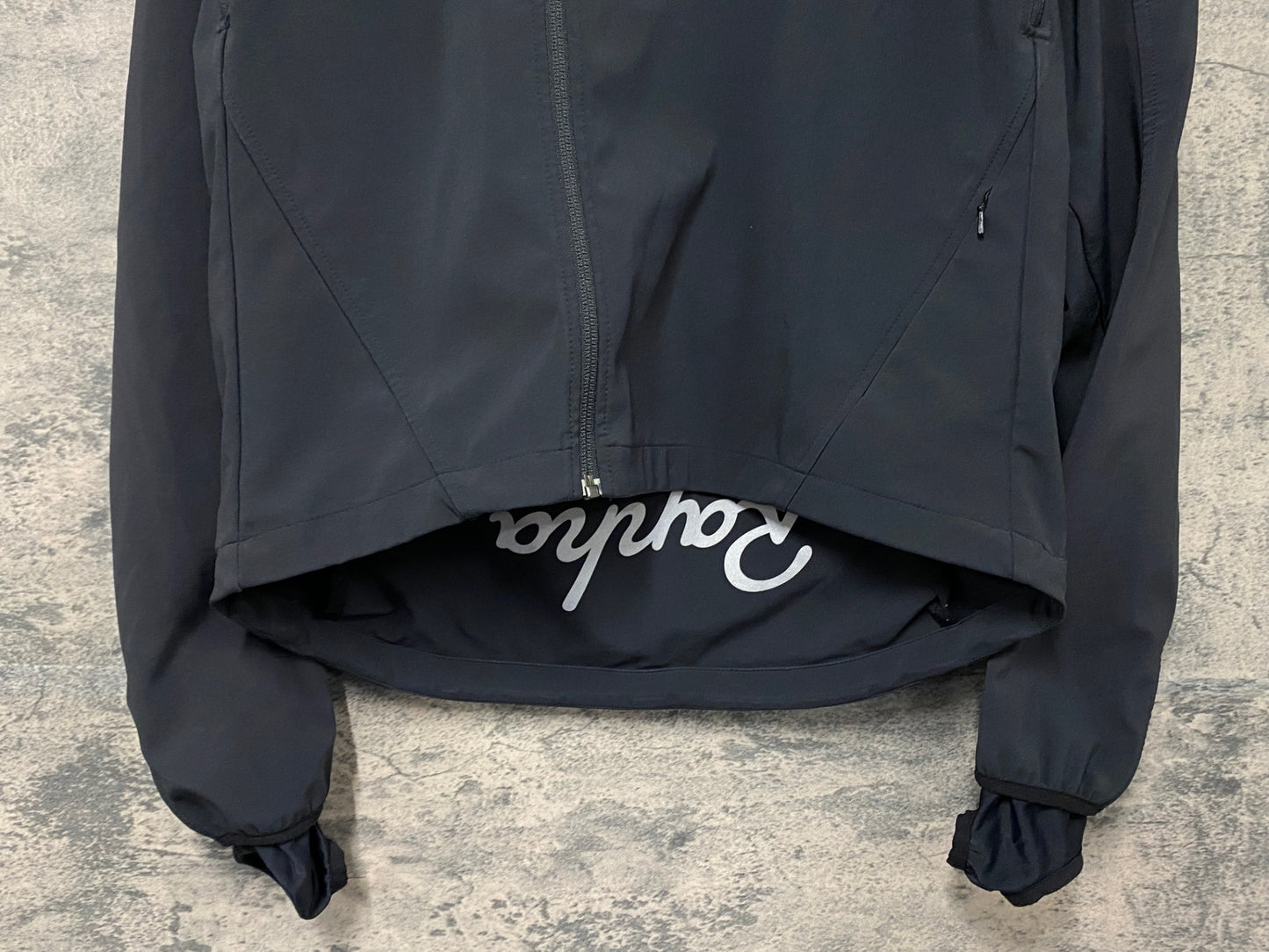 JA328 ラファ Rapha CLASSIC WINTER JACKET 長袖 サイクルジャケット 黒 M 裏起毛 ※一部剥がれ
