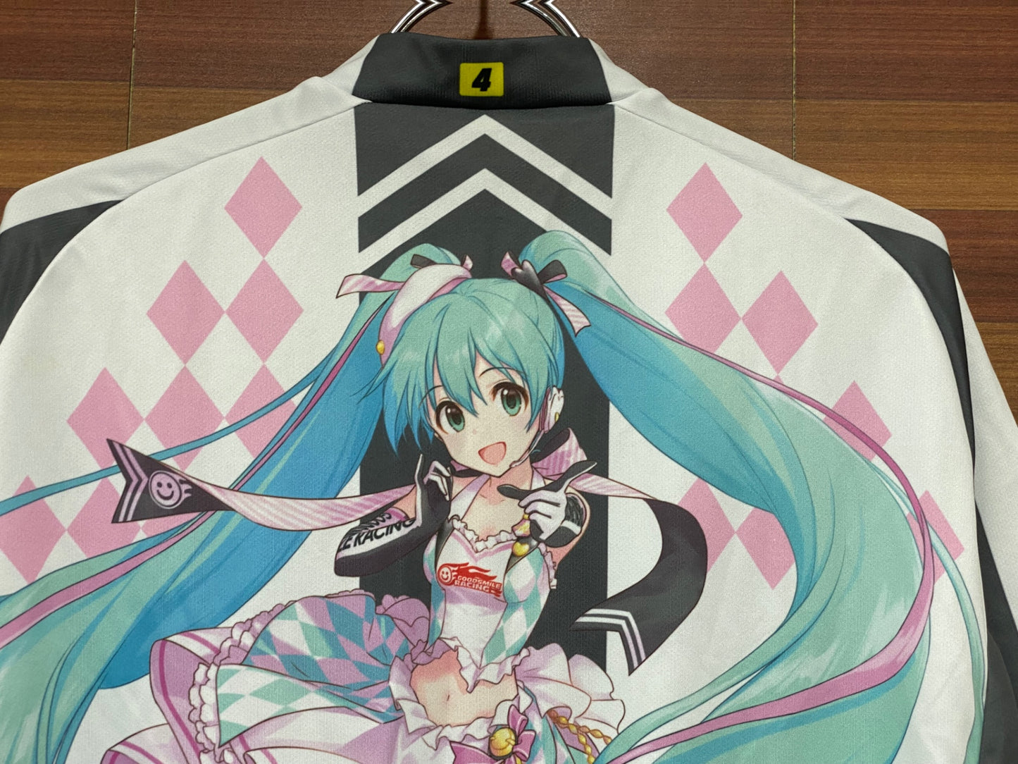 IF717 アウローラ AURORA レーシングミク RACING MIKU 半袖 Lサイズ 総柄 2019 初音ミク グッドスマイル ※タグ付き