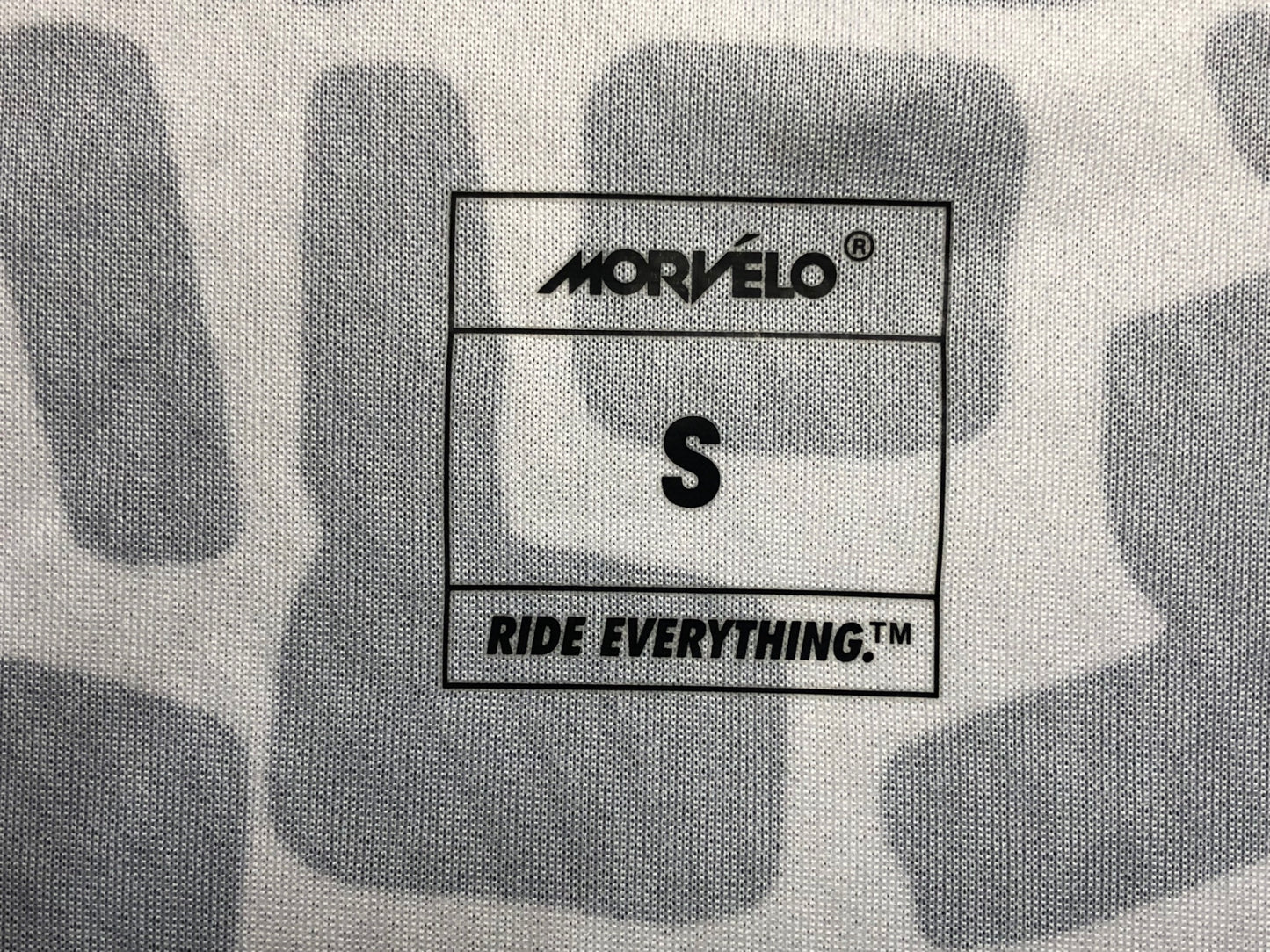 HR707 モルベロ MORVELO 長袖 サイクルジャージ 黒白 S