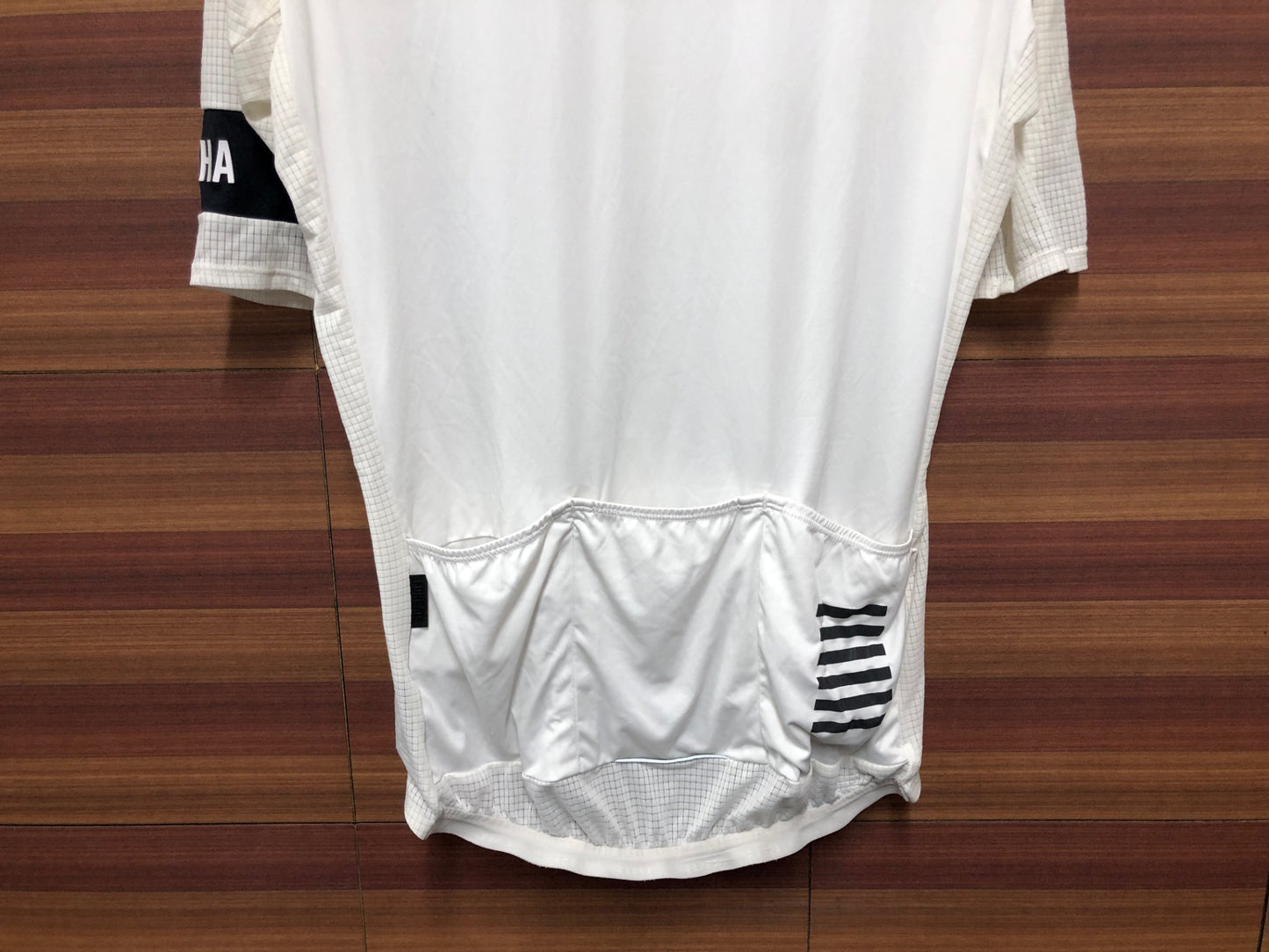 IO438 ラファ Rapha PRO TEAM FLYWEIGHT JERSEY 半袖 サイクルジャージ 白 L