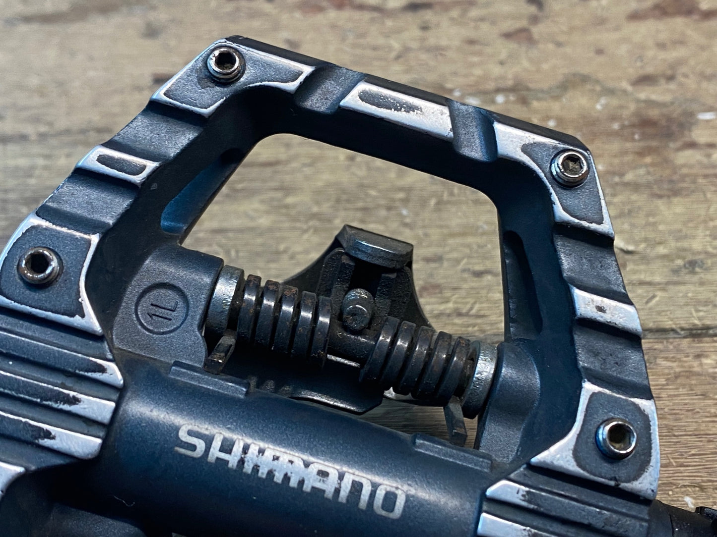 IF085 シマノ SHIMANO PD-EH500 ビンディングペダル 片面SPD/片面フラット 回転良好