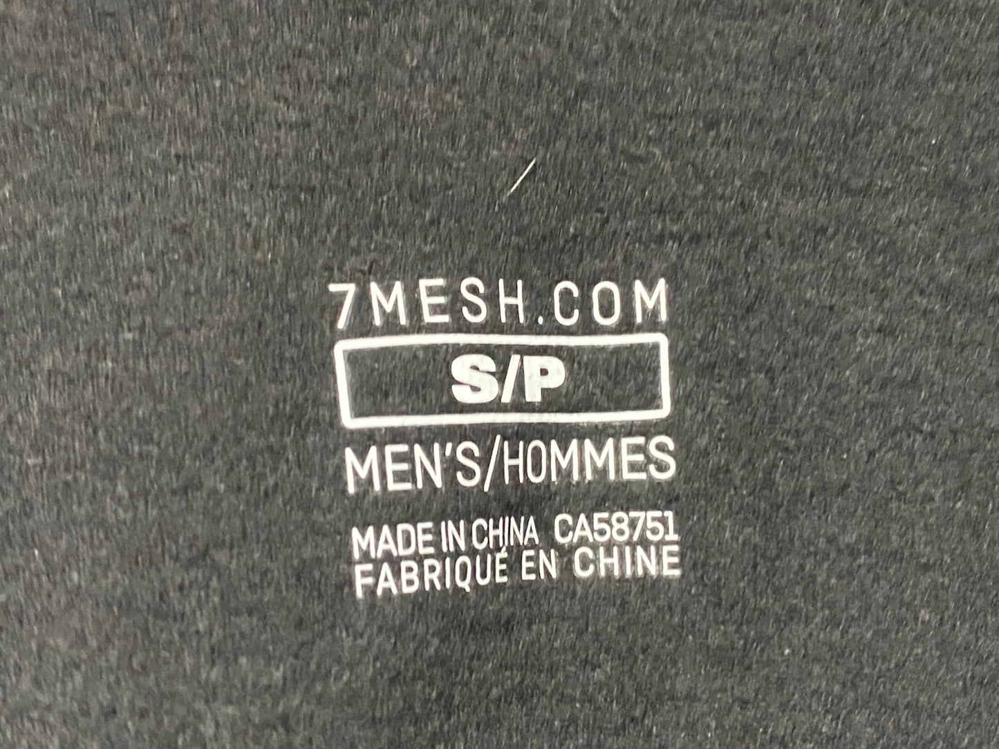IP797 セブンメッシュ 7MESH Callaghan LS 長袖 裏起毛 サイクルジャージ S ブラック