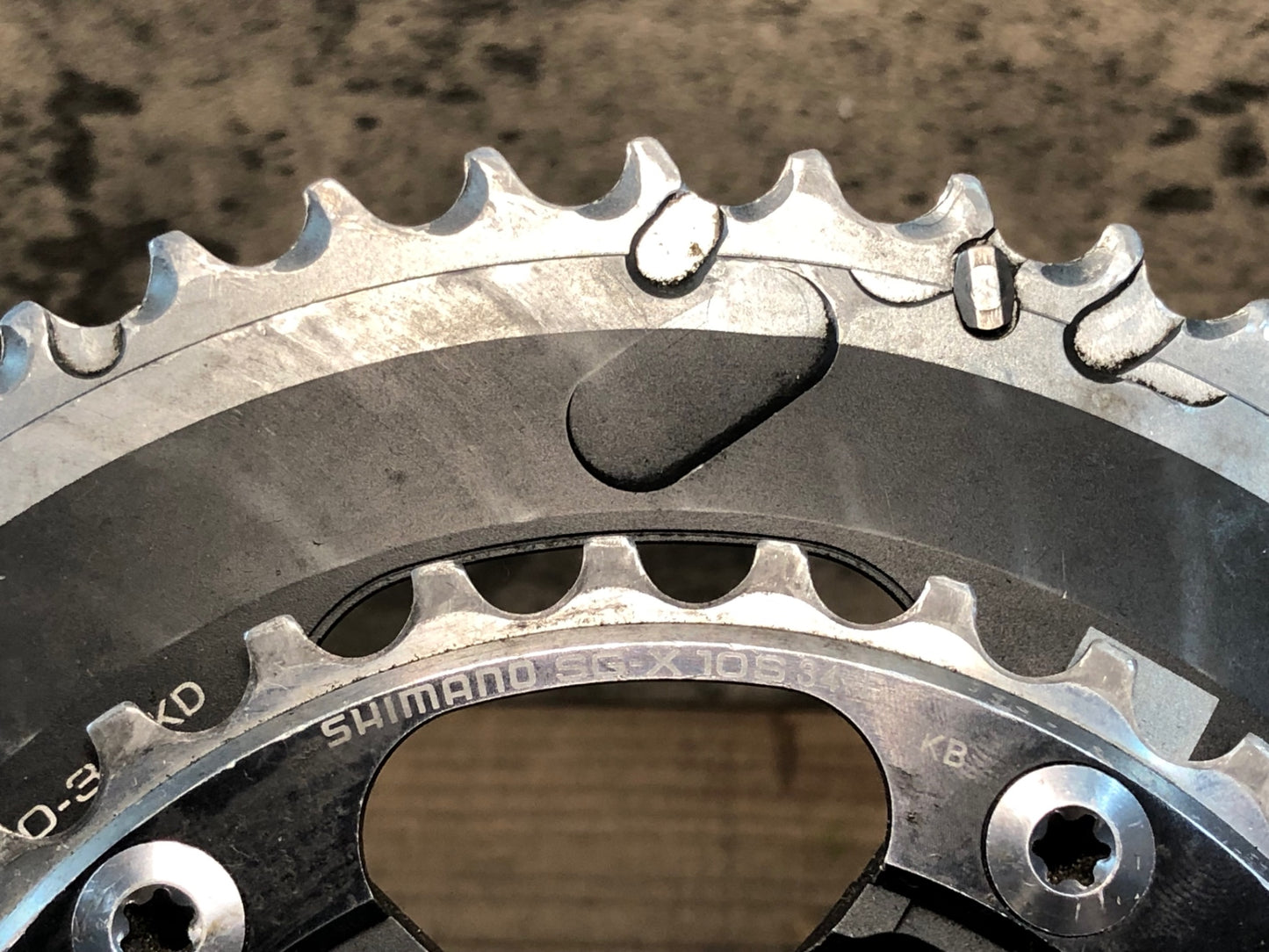HH229 シマノ SHIMANO デュラエース DURA-ACE FC-7950 クランクセット 170mm 50-34T