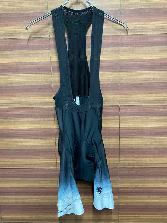 IT552 リオンドカペルミュール Lion de kapelmuur ビブショーツ 黒白 M