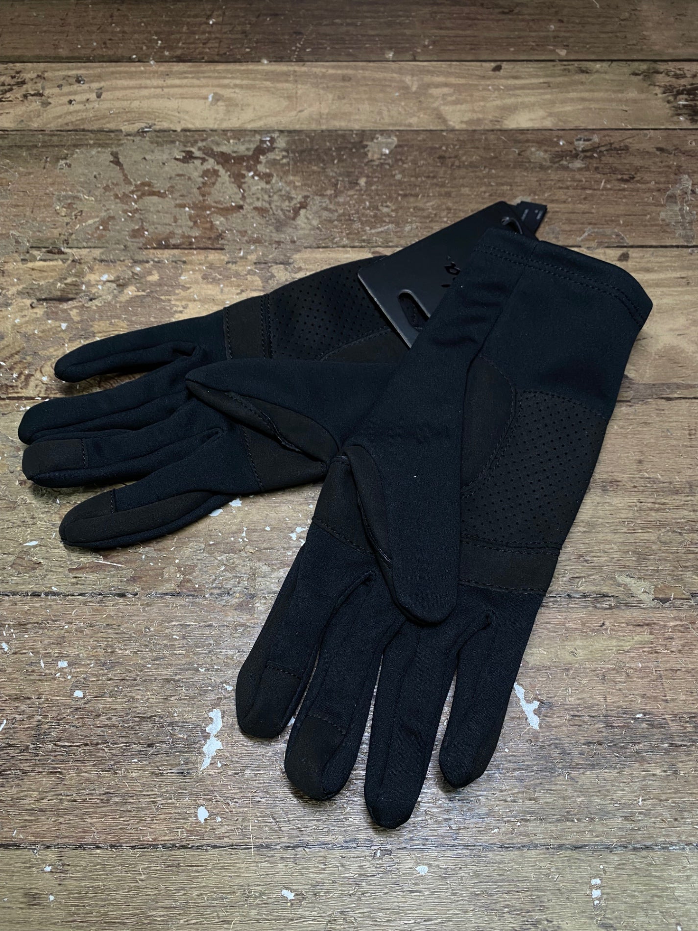 IK918 ラファ Rapha PRO TEAM GLOVES 長指 グローブ 黒 L