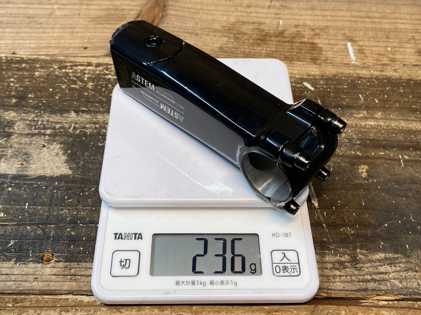 IU437 ルック LOOK A-STEM 100mm Φ31.8 艶あり トップキャップ プレッシャーアンカー付属