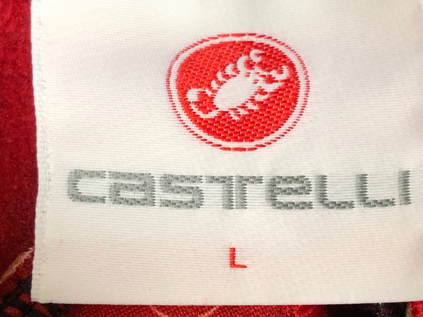 IY531 カステリ CASTELLI ROSSOCORSA ビブタイツ 黒 L 裏起毛