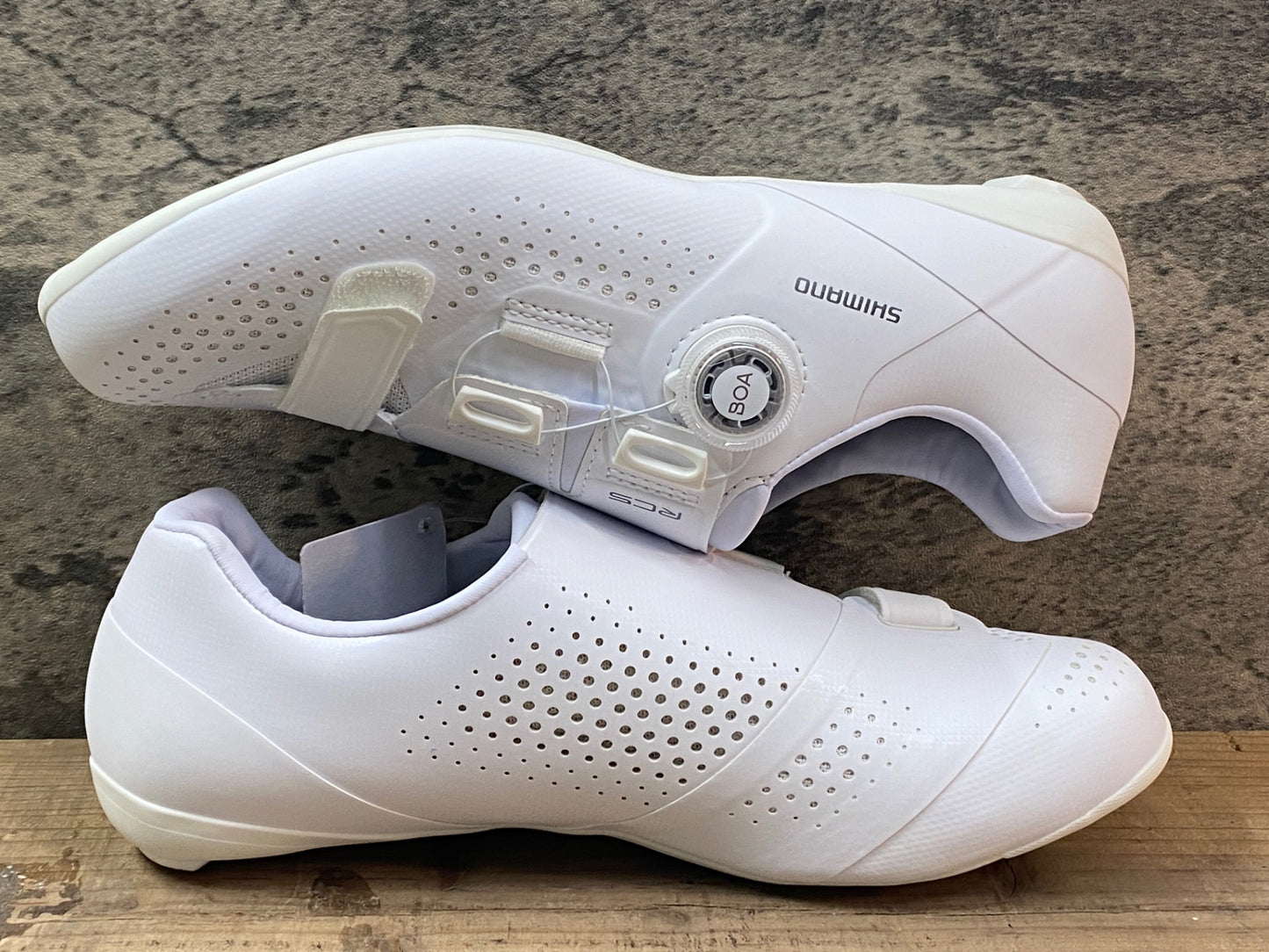 IP479 シマノ SHIMANO RC5 SH-RC500 ビンディングシューズ 白 EU40 SPD-SL ※新品未使用