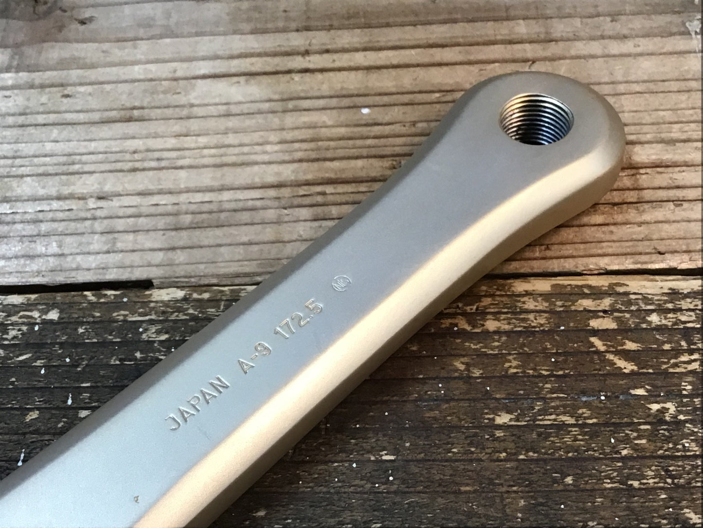 IK794 スギノ SUGINO ゴールド グランドマイティ SG75 GRAND MIGHTY クランクセット NJS 172.5cm PCD144 ピスト 競輪