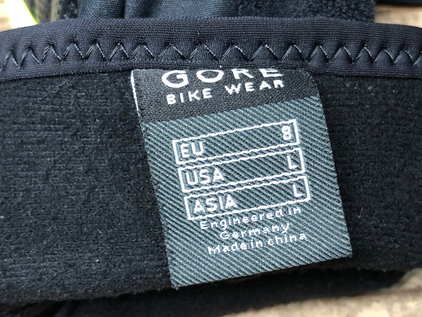 JC311 ゴア GORE BIKE WEAR WINDSTOPPER 裏起毛 長指 サイクルグローブ 黄 L