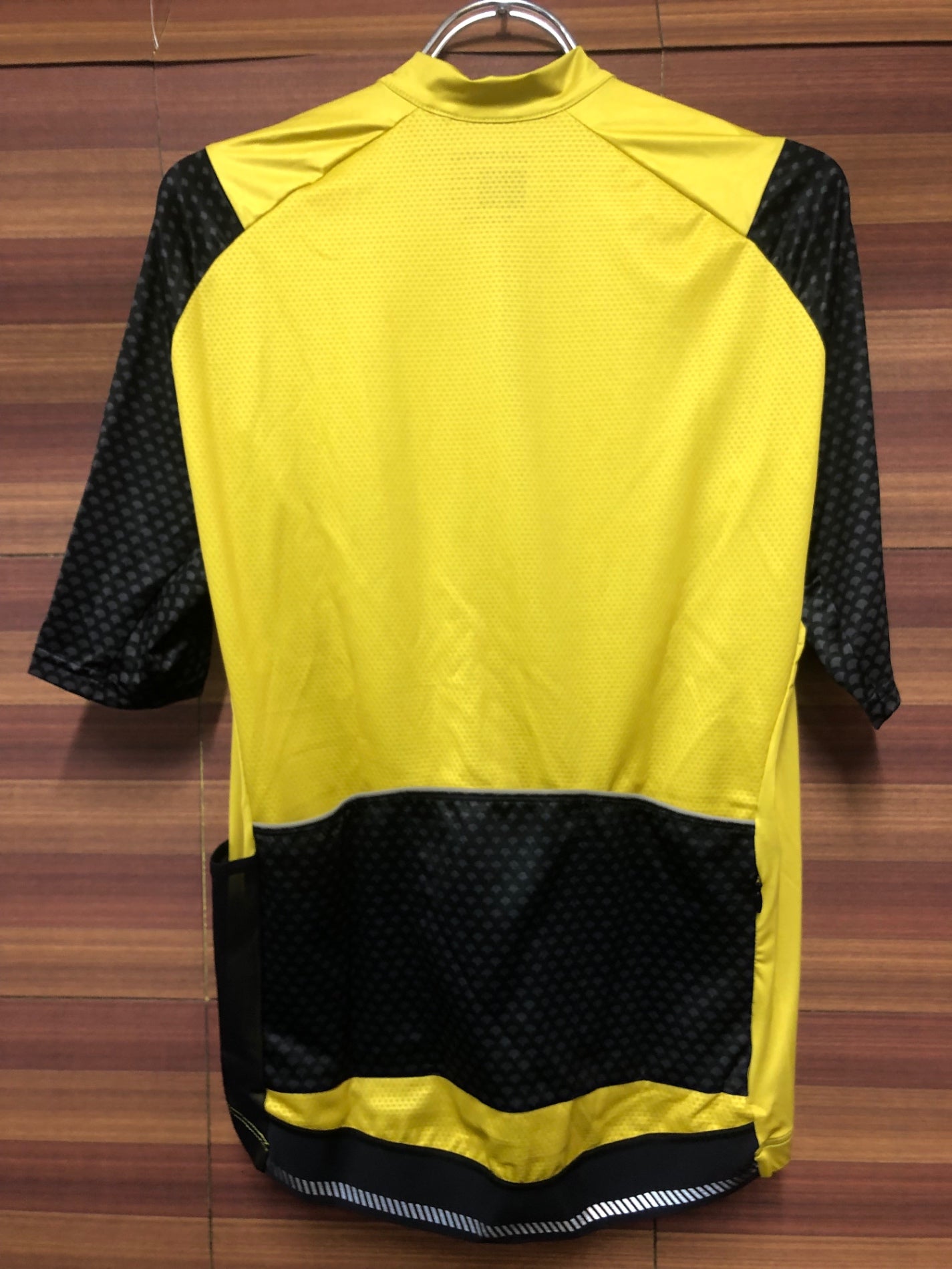 IN343 シマノ SHIMANO 半袖 サイクルジャージ 黄 L