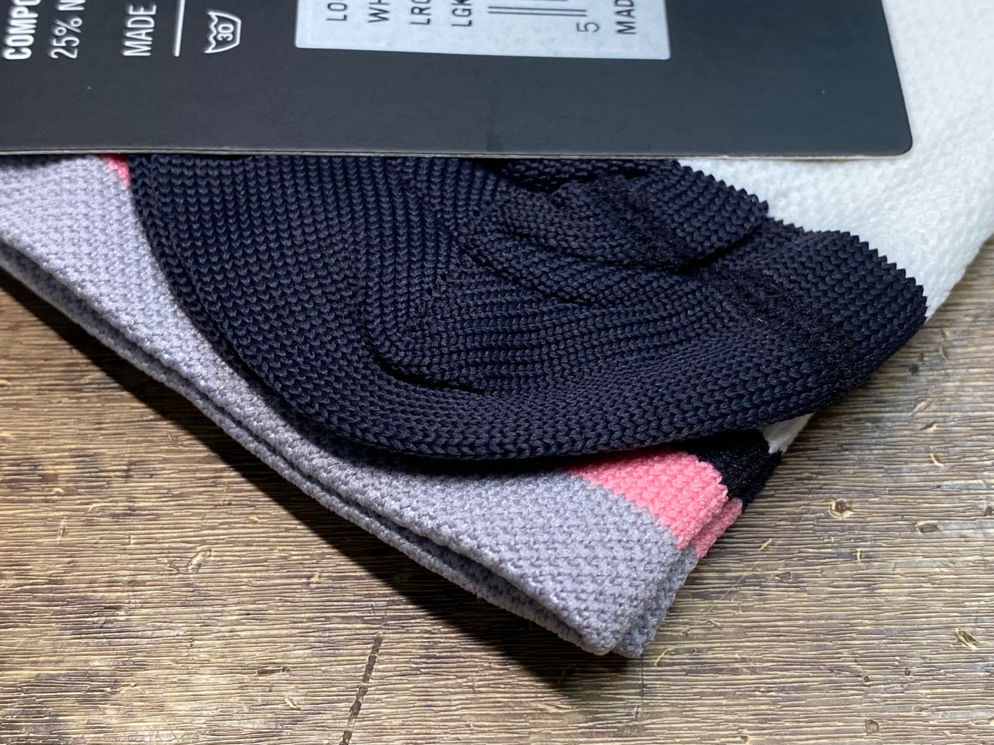 JB115 ラファ Rapha LOGO SOCKS サイクルソックス 白 L