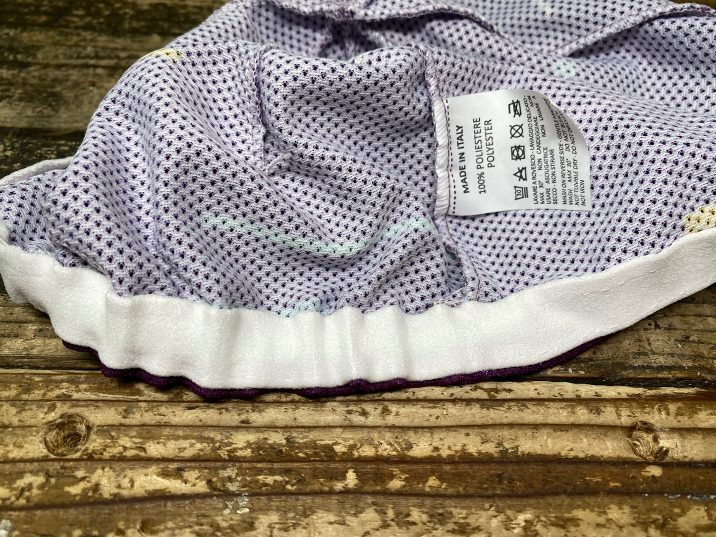 JC065 プロトンドパリ Peloton de Paris サイクルキャップ パープル ワンサイズ