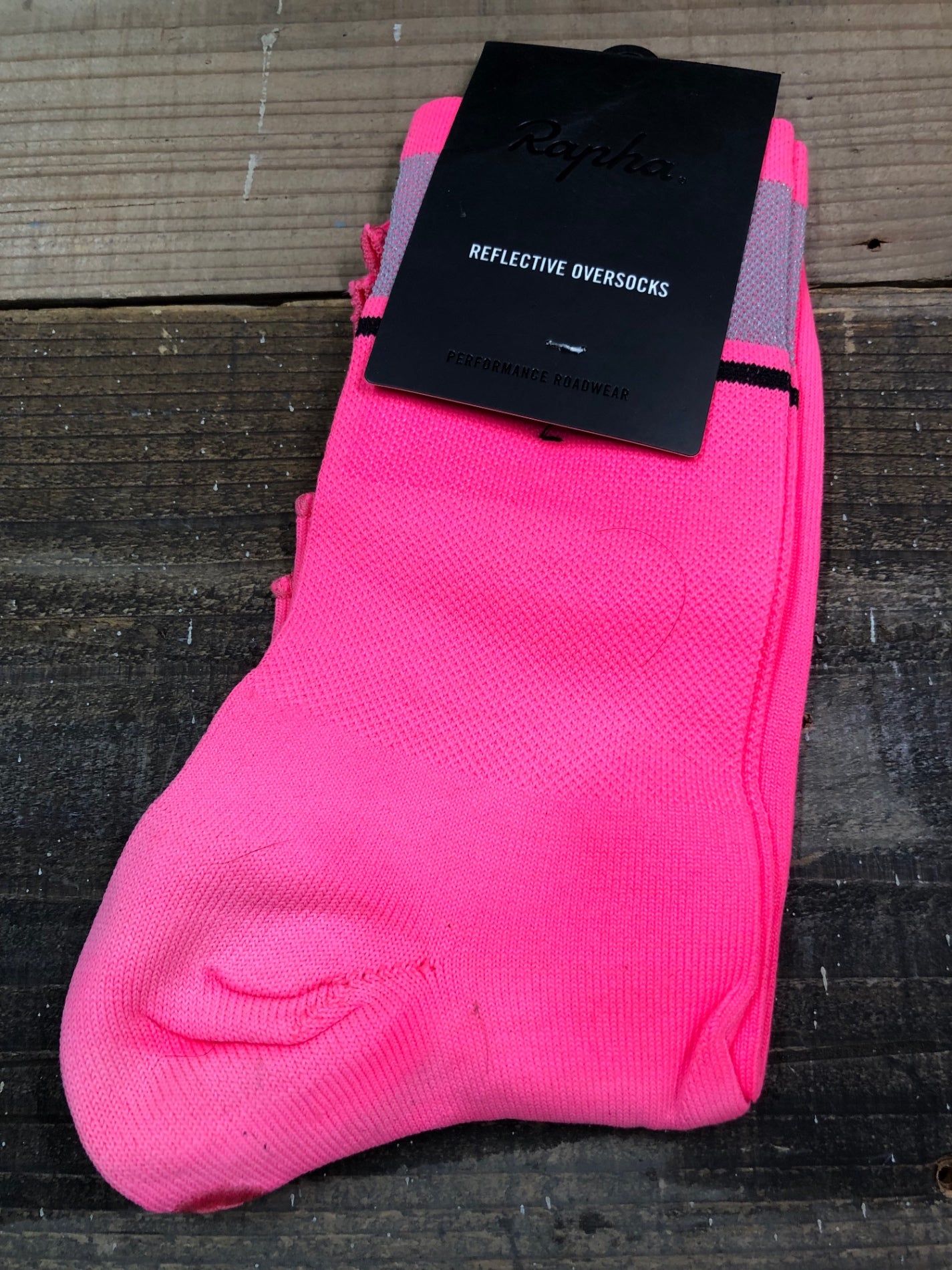 IO648 ラファ Rapha 反射 シューズカバー M ピンク