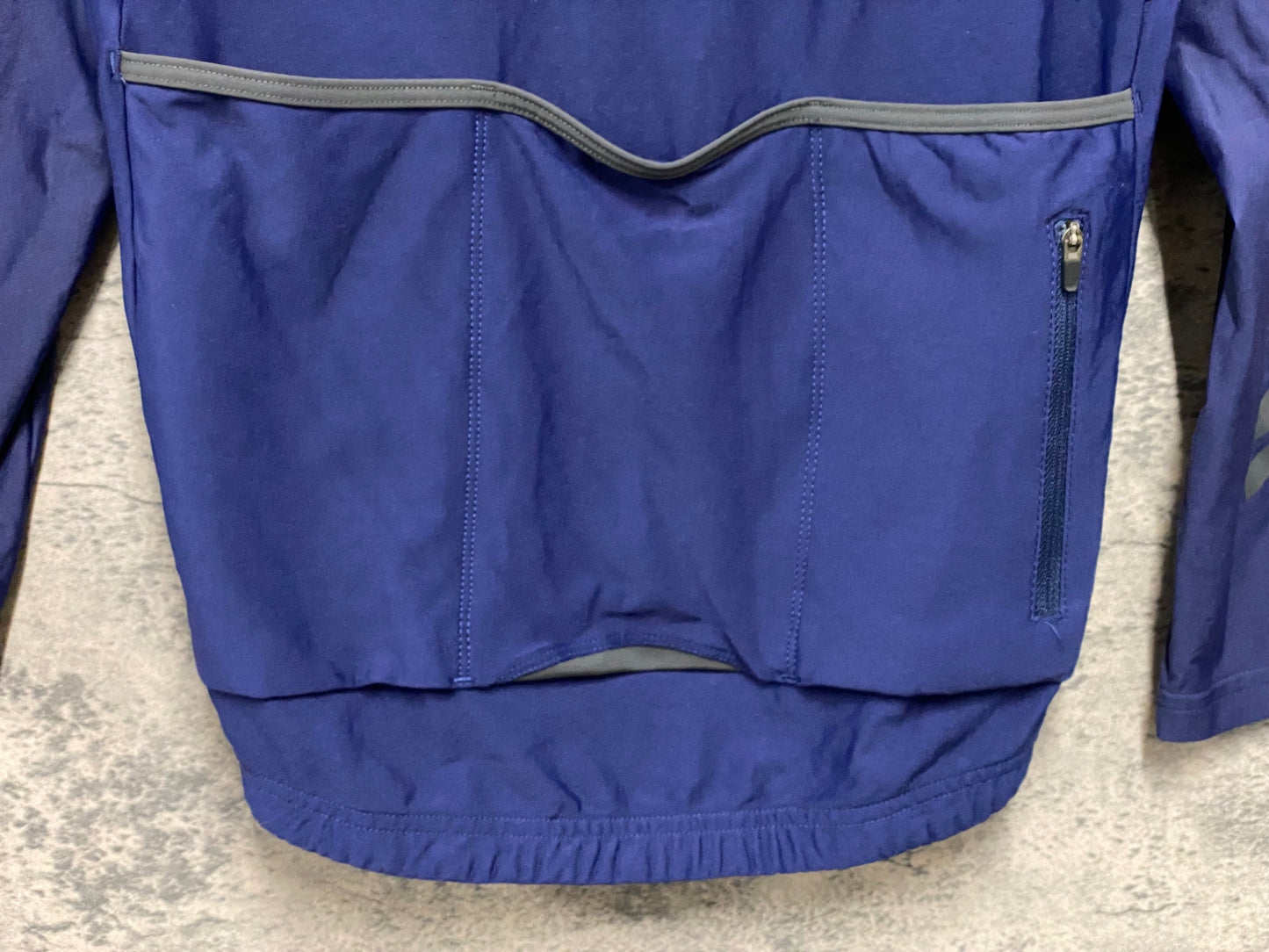 JA538 dhb 長袖 サイクルジャージ 青 S 裏起毛