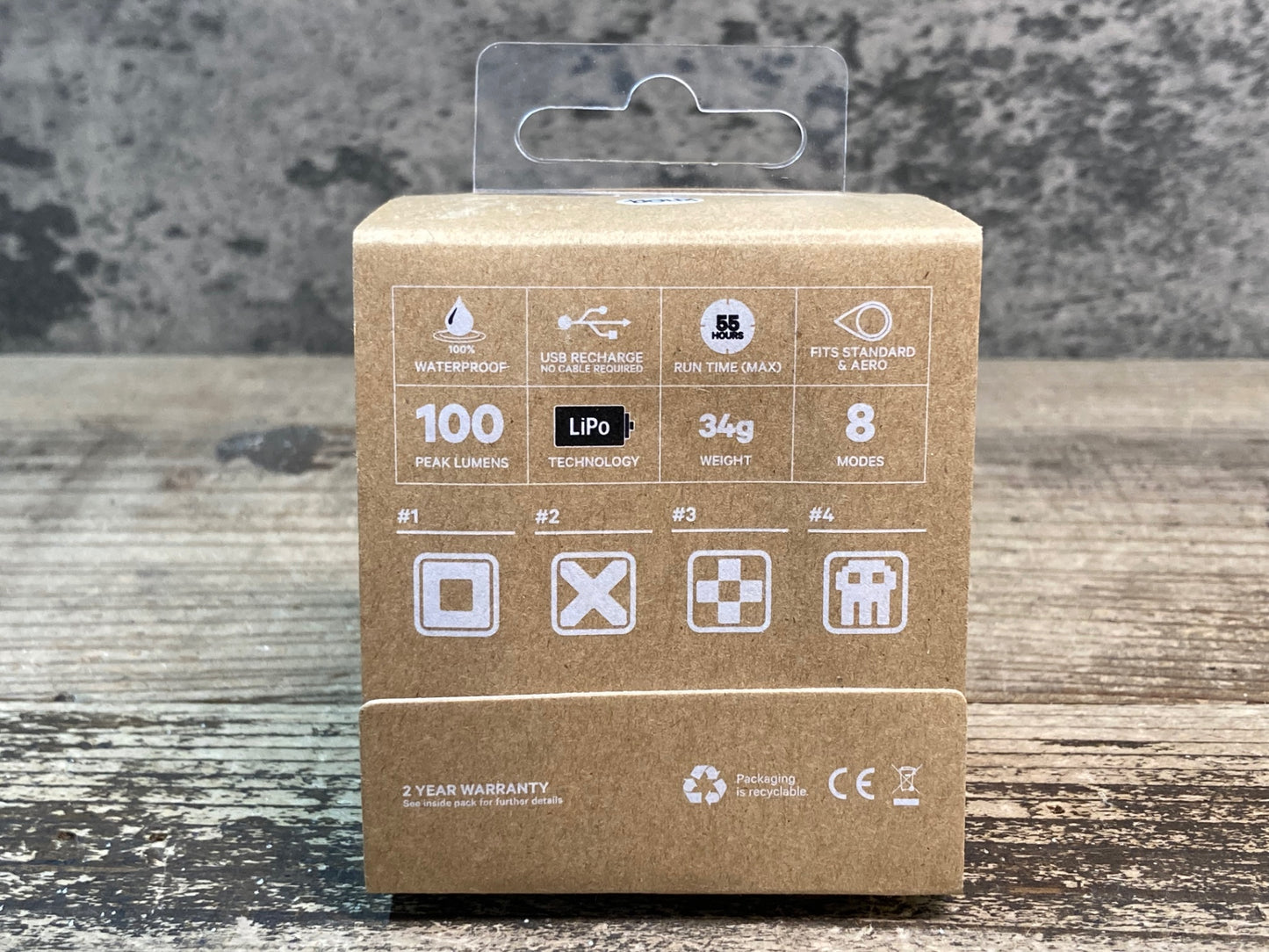 IR304 ノグ knog BLINDER FLASH PATTERN BIKE LIGHT SWUARE テールライト