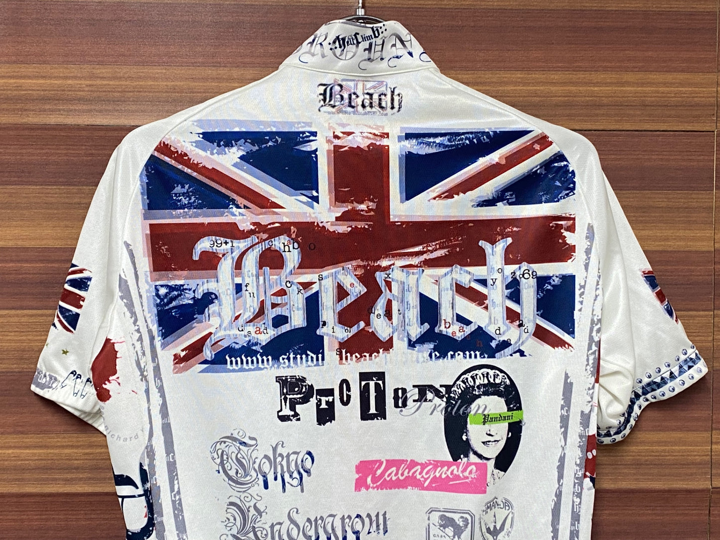 IS048 パンダーニ PANDANI 半袖 サイクルジャージ 白 M