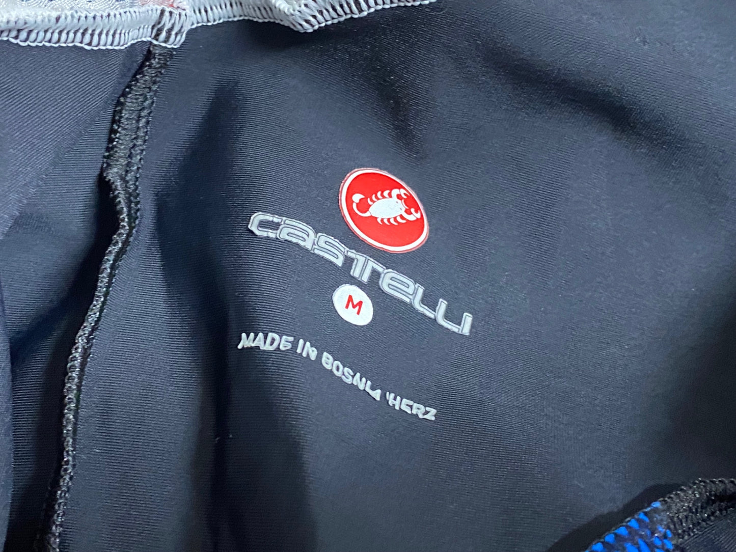 IZ353 カステリ CASTELLI ビブショーツ M ブルー