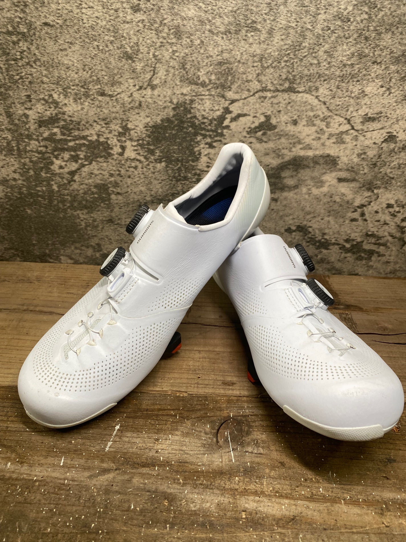 IK345 シマノ SHIMANO S-PHYRE RC9 SH-RC903M ビンディングシューズ 白 EU41.5 SPD-SL
