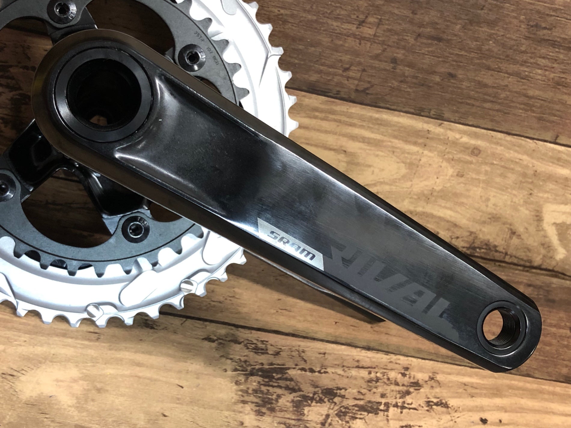 HY468 スラム SRAM ライバル RIVAL クランクセット 170mm 48/35T 12S DUB規格※クランクボルトなめかけ