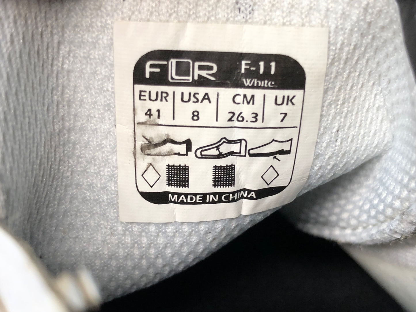 IW192 FLR F11 ビンディングシューズ SPD-SL 白 EU41