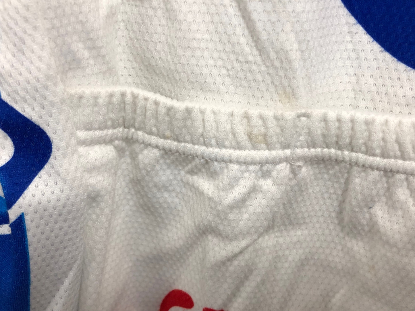 IO736 モア MOA 長袖 サイクルジャージ 白 青 2 裏起毛 FDJ ※染み