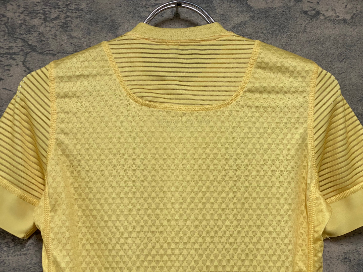 JE022 カフェドシクリステ CAFE DU CYCLISTE Micheline 半袖 サイクルジャージ 黄 XS レディース