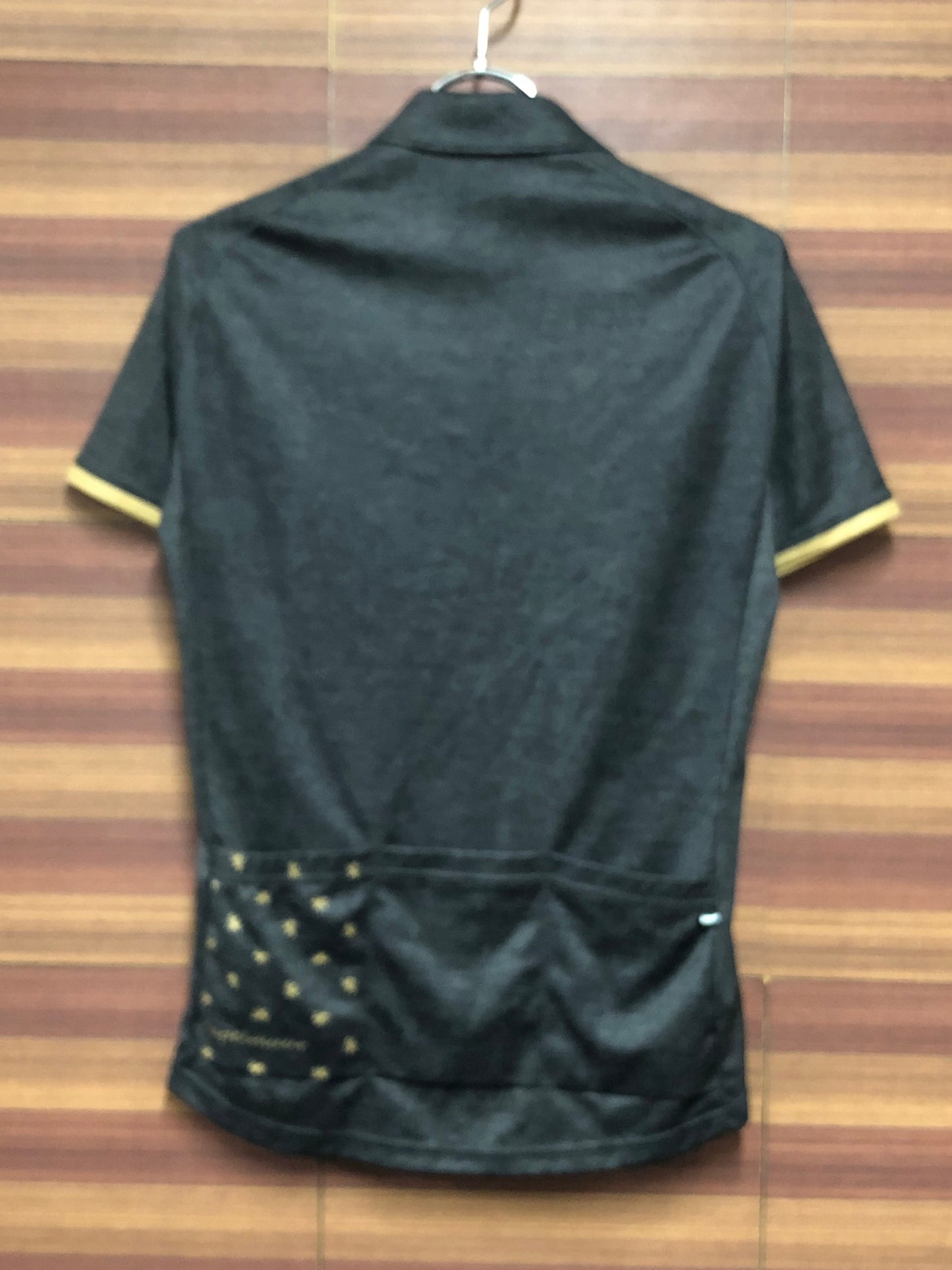 IJ730 カペルミュール KAPELMUUR サイクルジャージ 半袖 S 黒金