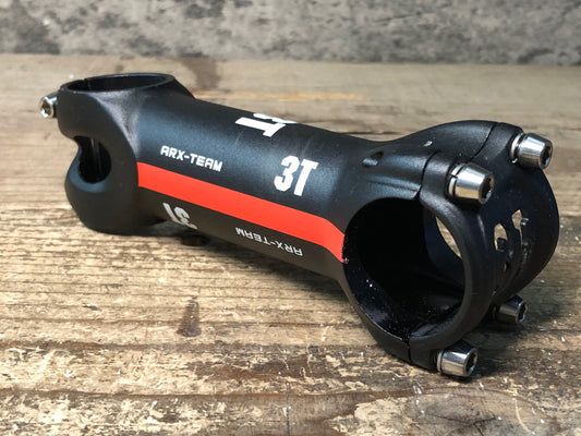 IY965 3T ARX-TEAM アルミ ステム 黒 110mm Φ31.8 OS -6°