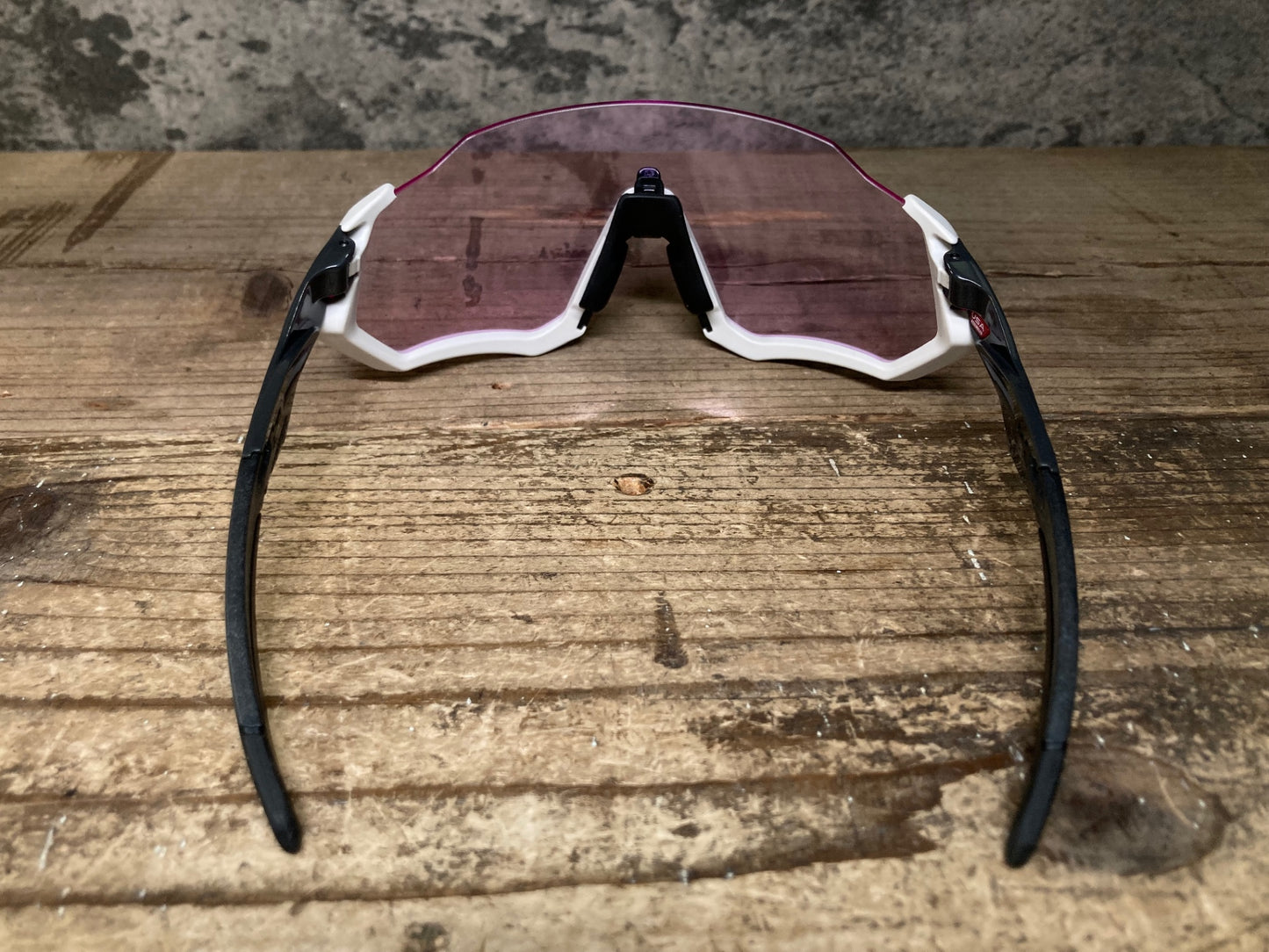 JB140 オークリー OAKLEY FLIGHTJACKET サングラス アイウェア 白 黒 PRIZMレンズ