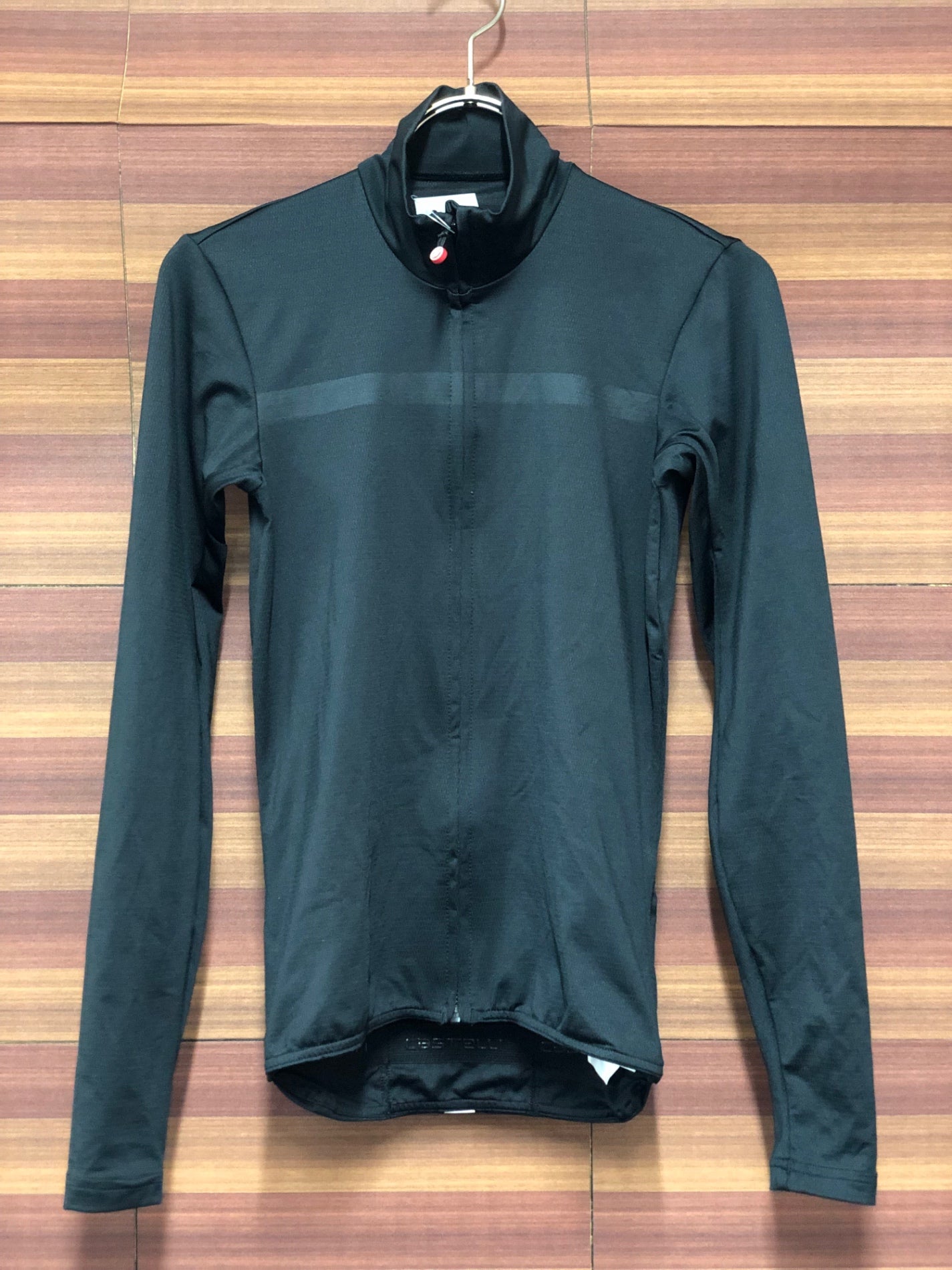 IQ830 カステリ CASTELLI 長袖 サイクルジャージ 黒 XS