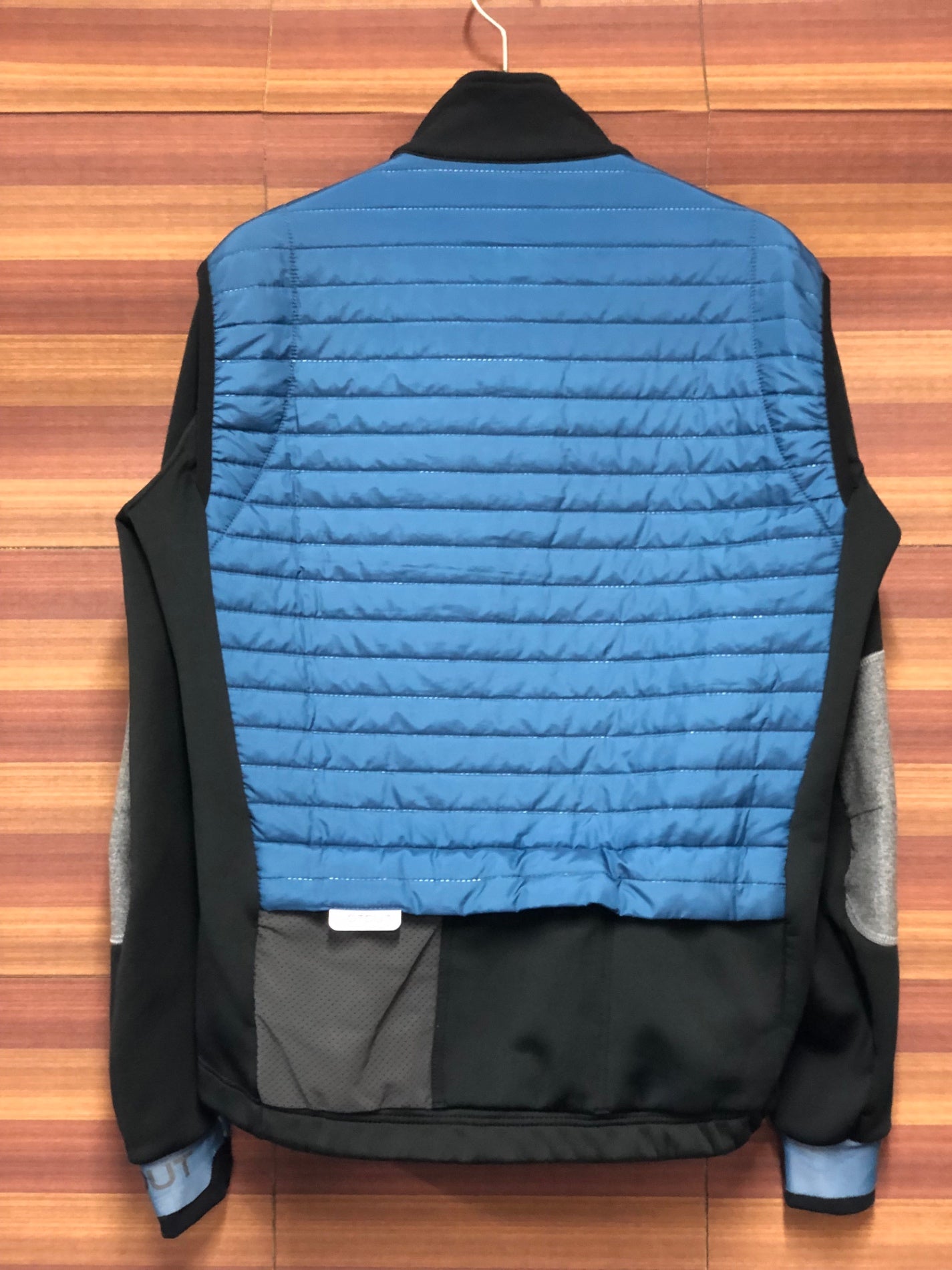 IQ680 ドットアウト DOTOUT 長袖 サイクルジャケット 青 S ダウン