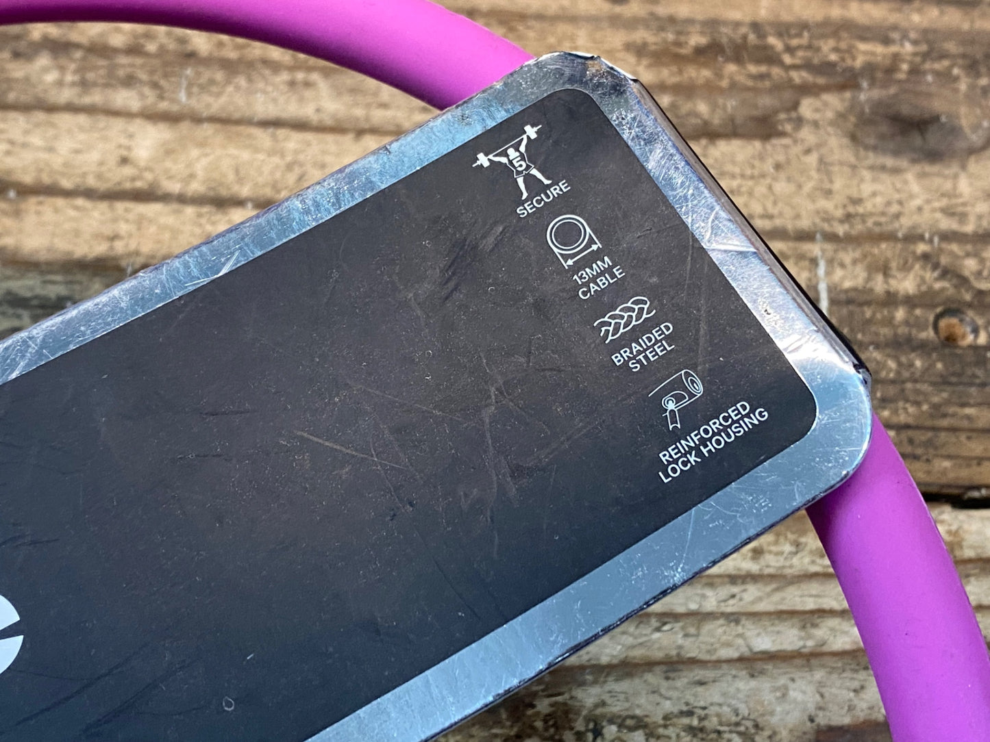 IL038 ノグ knog フランキー Frankie ケーブルロック 紫