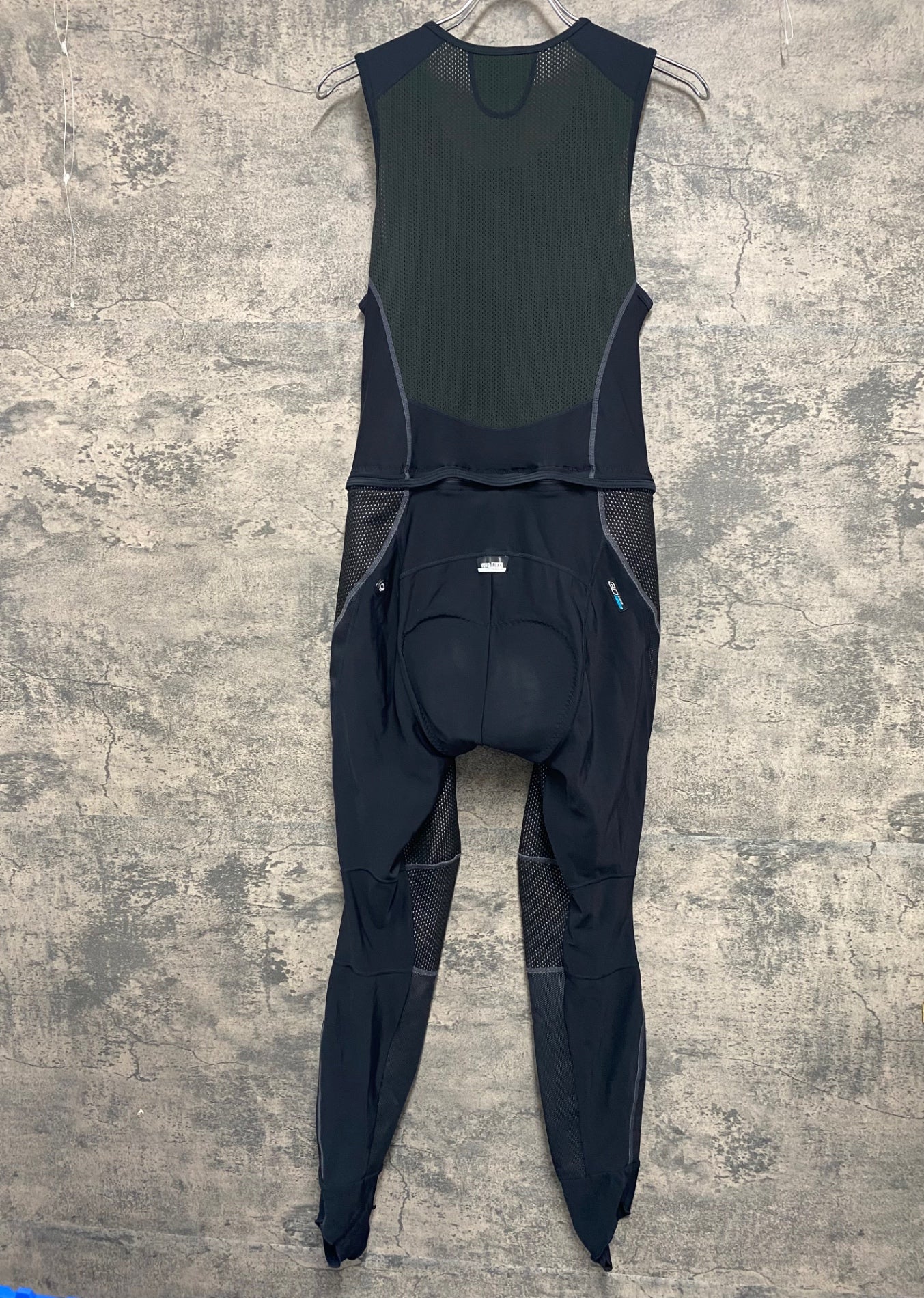 IY993 パールイズミ PEARL iZUMi クイック ビブタイツ 裏起毛 WIND BREAK TITANIUM 黒 XL