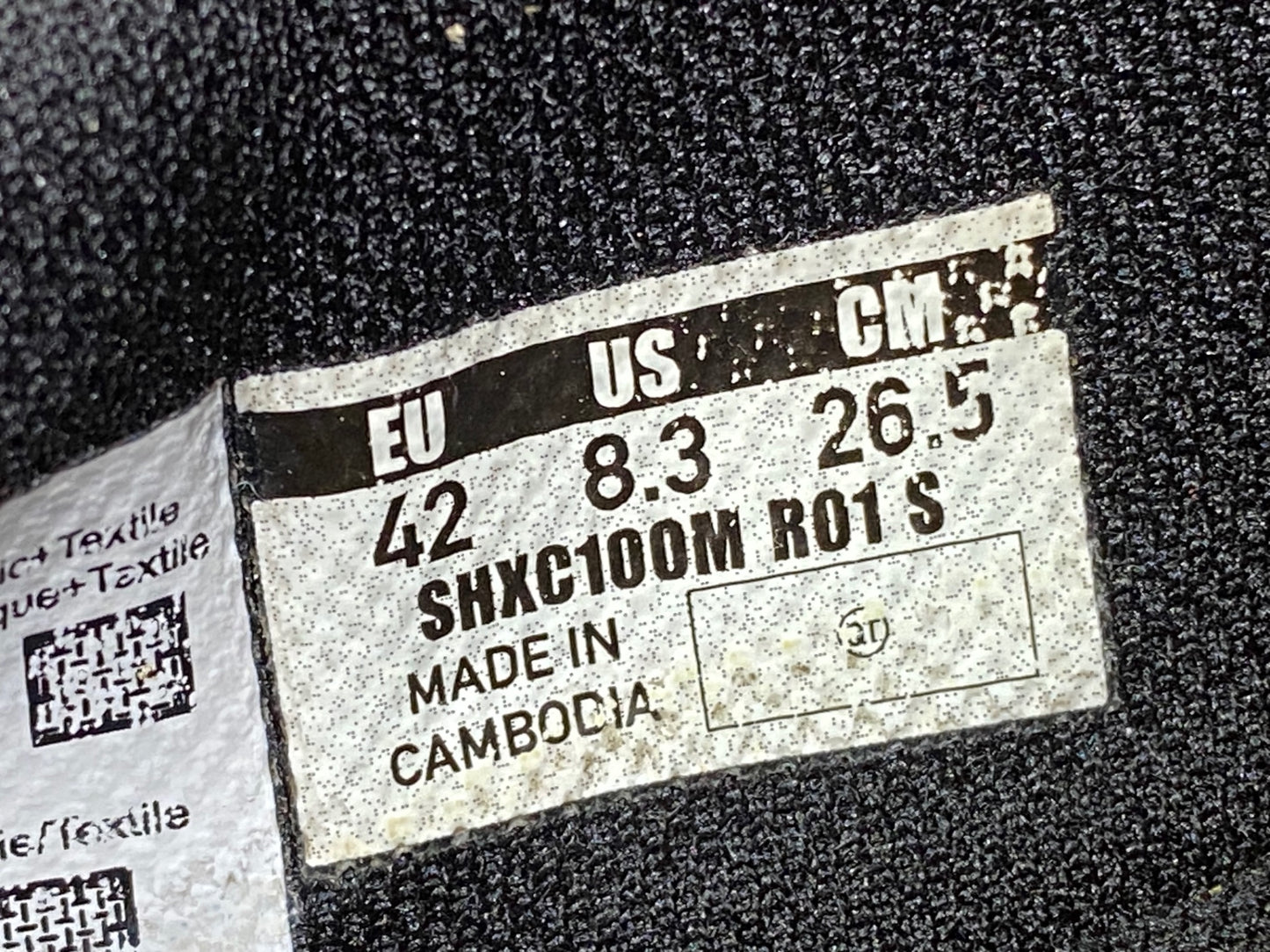 JC544 シマノ SHIMANO XC1 SH-XC100 ビンディングシューズ 赤 SPD EU42