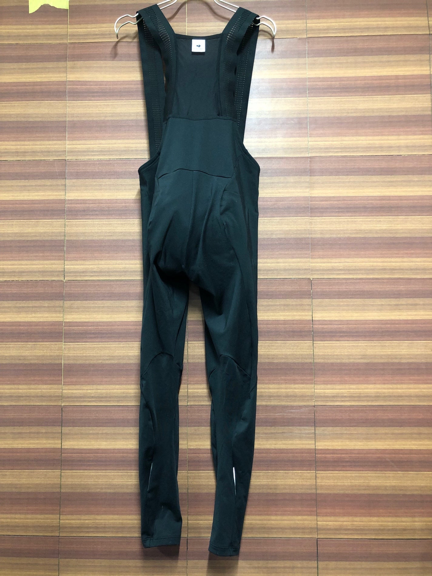 IO085 ルコックスポルティフ le coq sportif ビブタイツ 黒 L 裏起毛 ※動物の毛