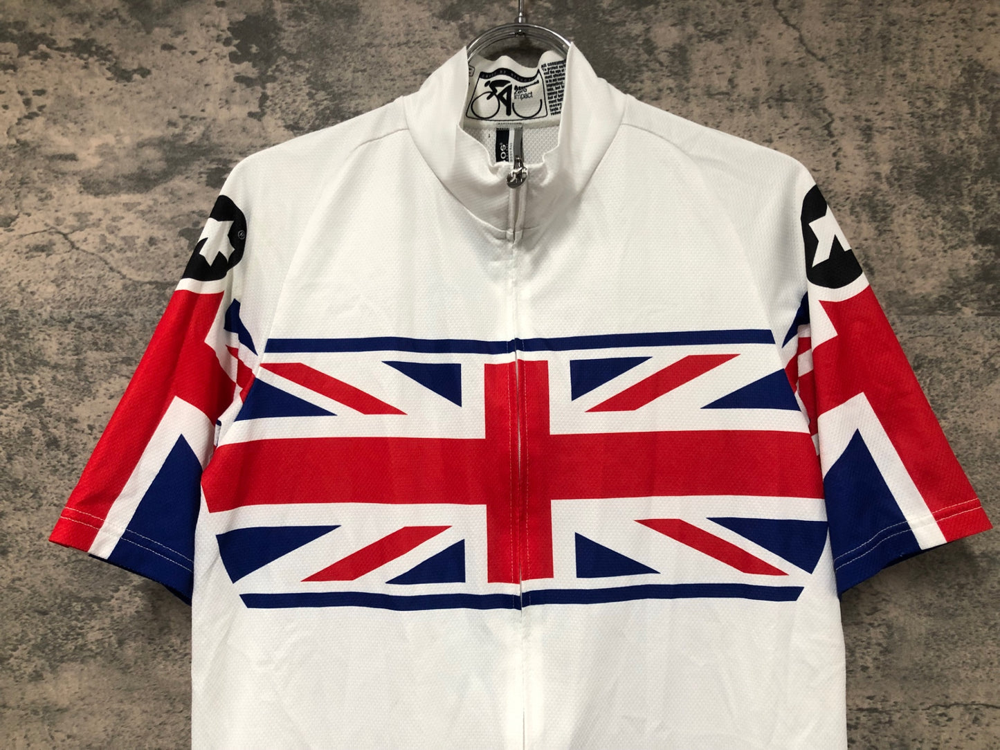 IX200 アソス assos SS.neoPro UK Great Britain Cycling Jersey 半袖 サイクルジャージ 白 L