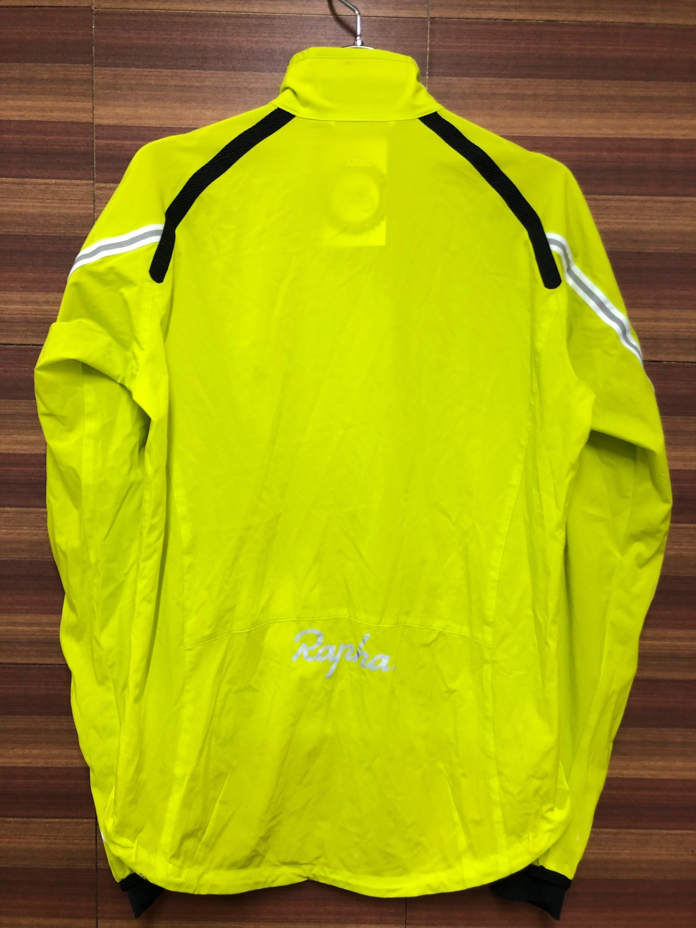 HZ193 ラファ Rapha クラシックウィンドジャケット CLASSIC WIND JACKET 長袖 黃 S ※汚れ