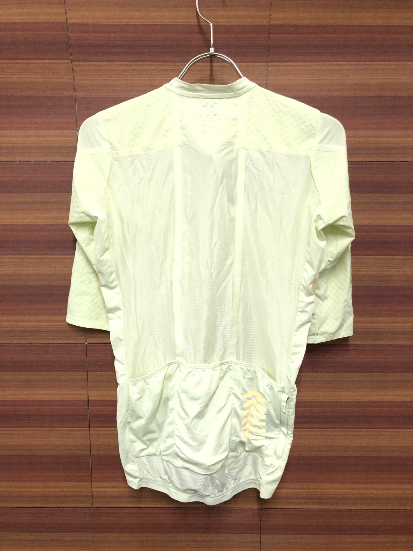 IM452 ラファ Rapha PRO TEAM AERO JERSEY 半袖 サイクルジャージ 黄緑 M