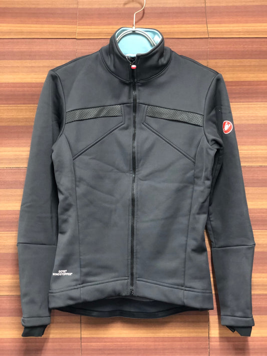 IR214 カステリ castelli 長袖サイクルジャケット グレー XS 裏起毛