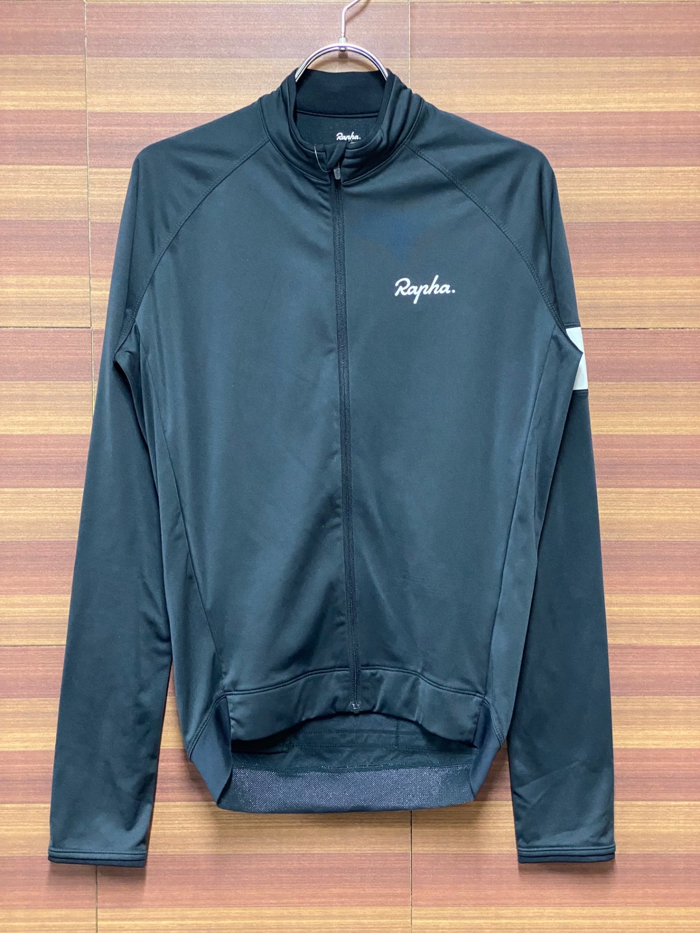 Isadore サイクルジャージ 茶色と青色 かまびすしい ハーフジップ