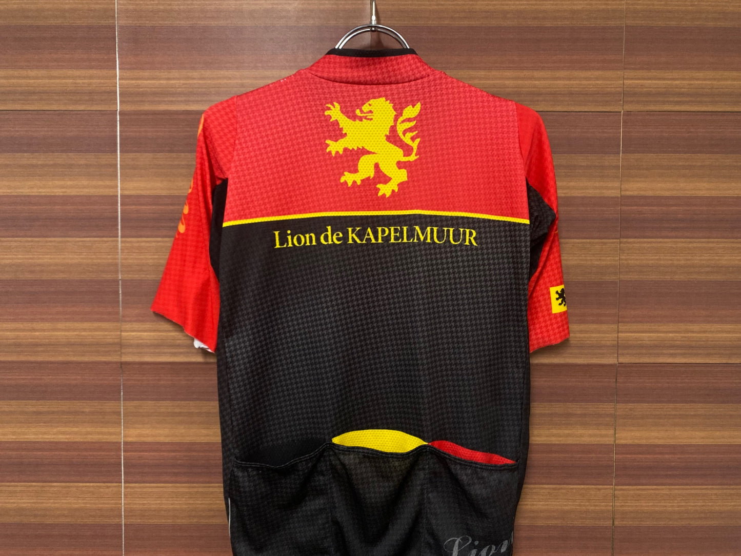 IS270 カペルミュール KAPELMUUR 半袖 サイクルジャージ 赤 黒 XL