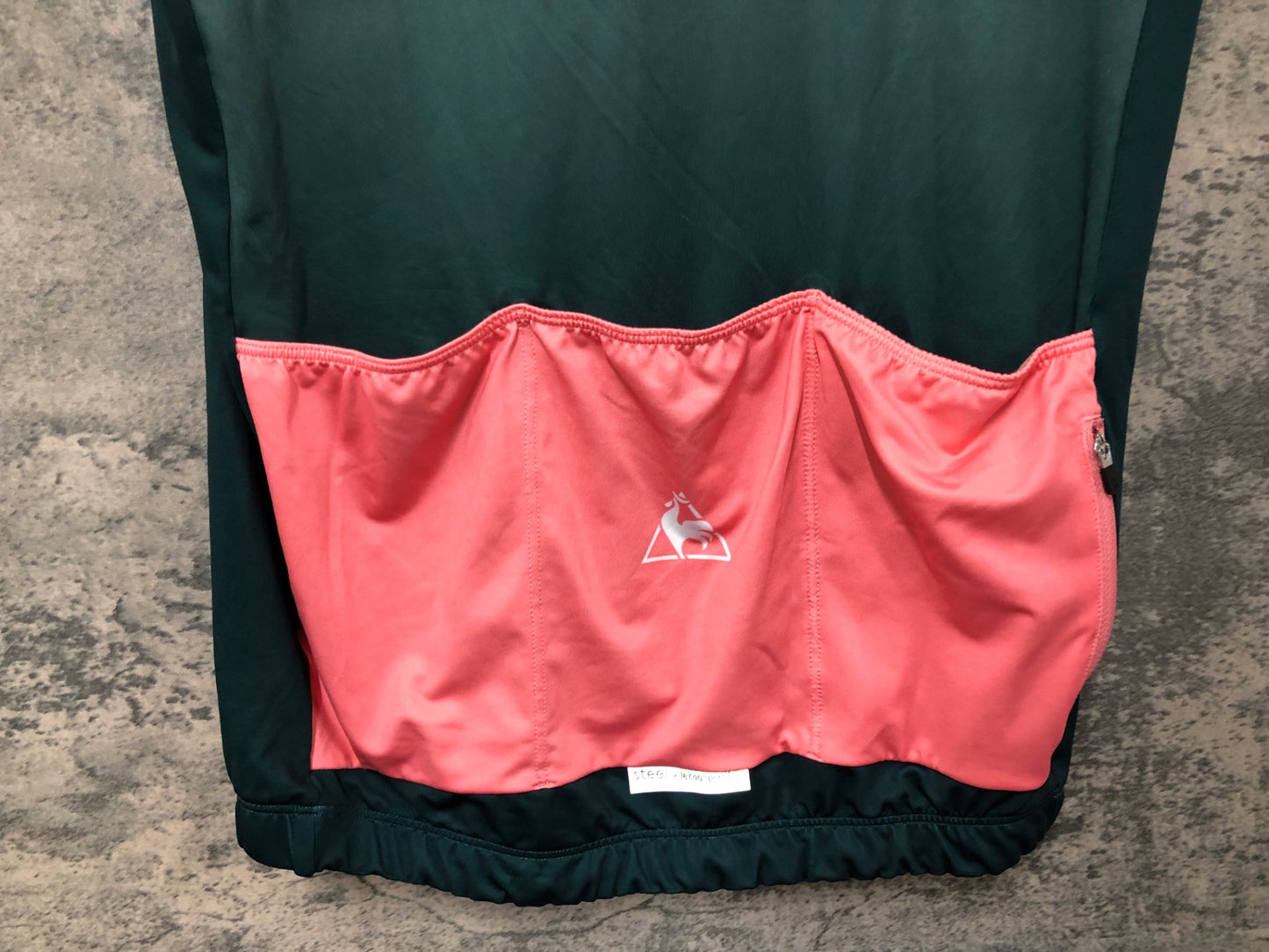 IX576 ルコック le coq sportif 半袖 サイクルジャージ 緑 M