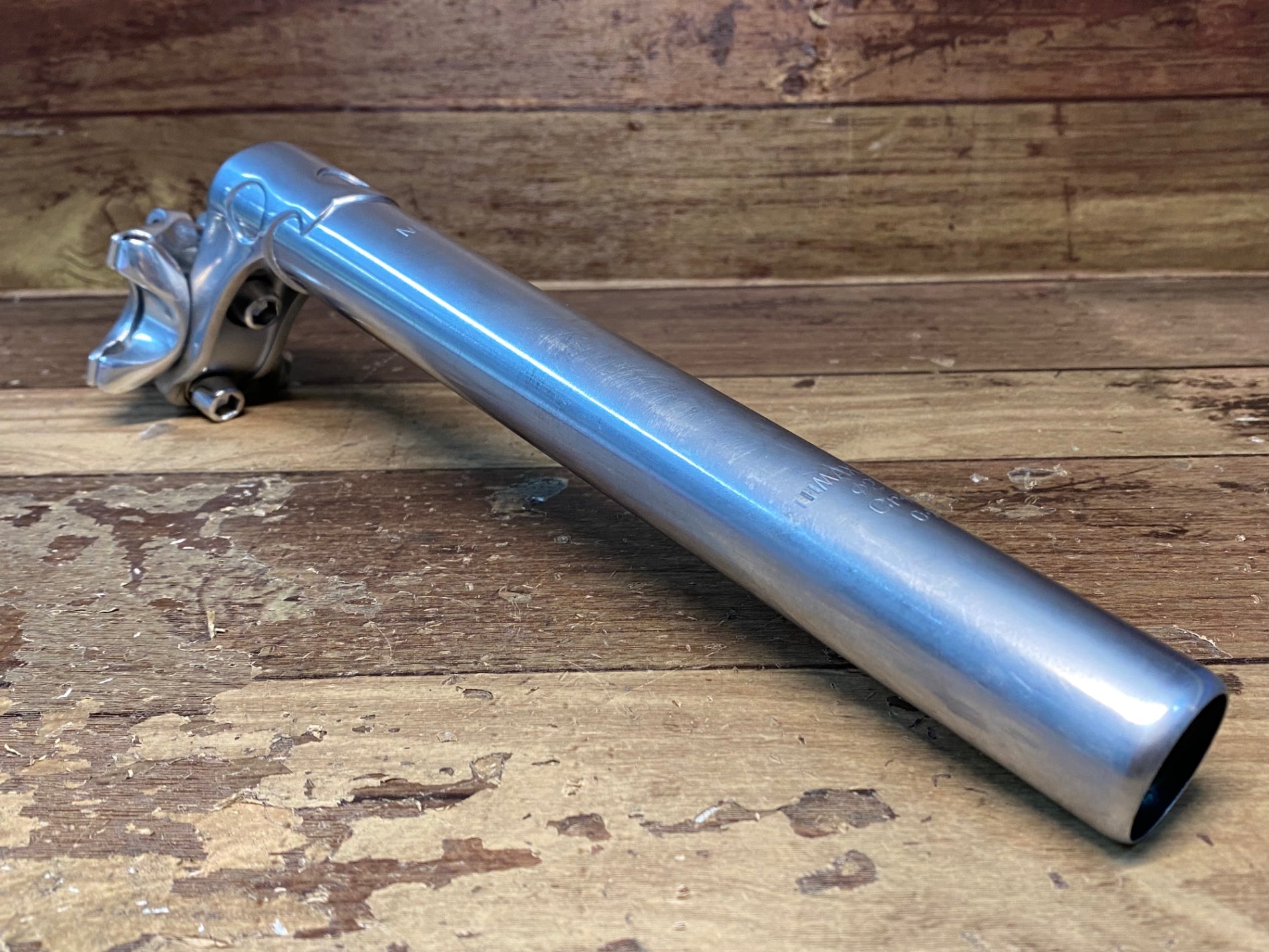 IF635 日東 NITTO S84 rivendell lugged seatpost クロモリシートポスト シルバー Φ27.2 250mm