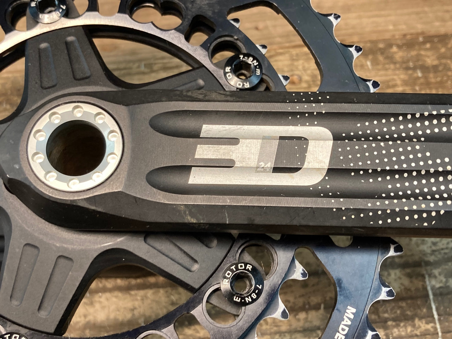 IP867 ローター ROTOR 3D24 Q-RINGS クランクセット 170mm 楕円 46-34T Φ24